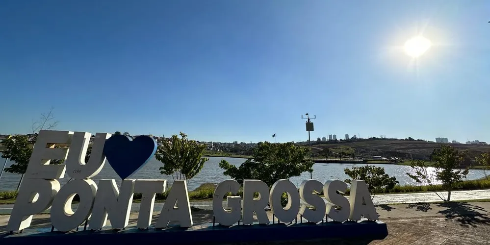 Temperaturas desse sábado foram as mais altas dos últimos dias em Ponta Grossa