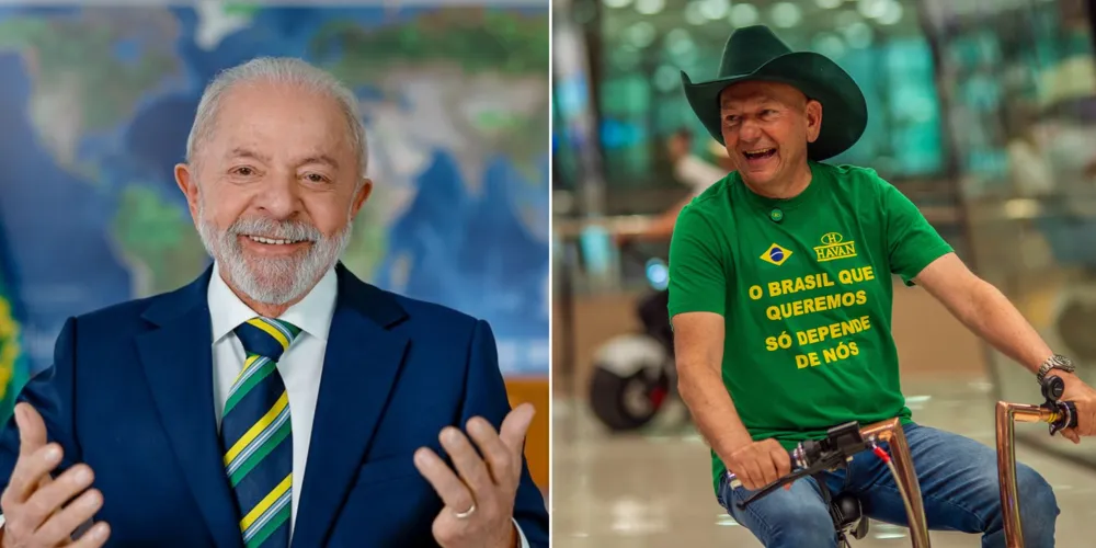 Presidente Lula e empresário Luciano Hang