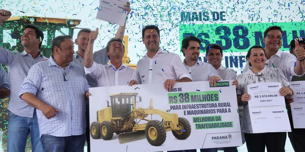 O anúncio foi feito pelo governador Carlos Massa Ratinho Junior nesta terça-feira (16), em Irati
