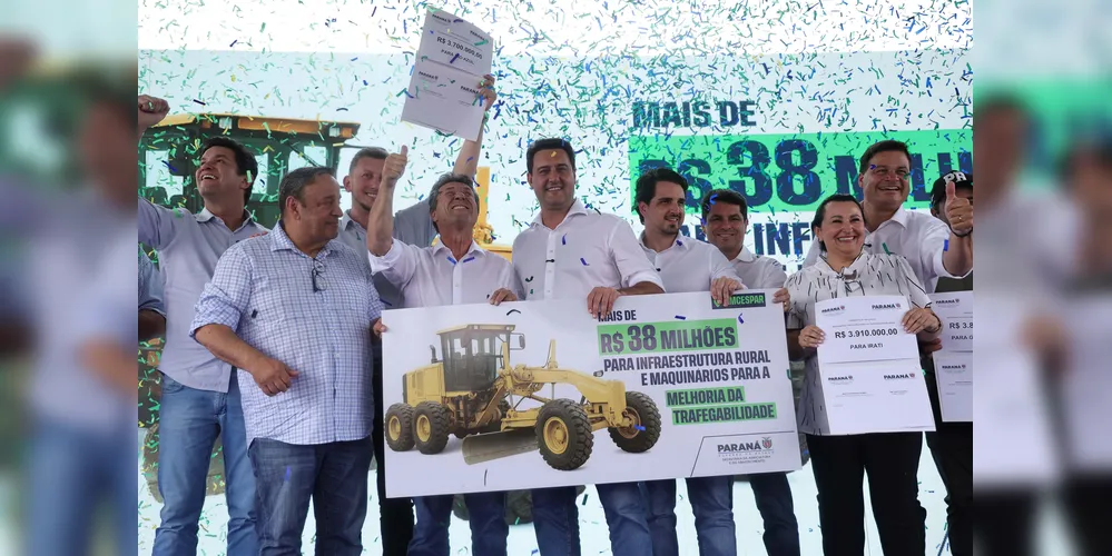 O anúncio foi feito pelo governador Carlos Massa Ratinho Junior nesta terça-feira (16), em Irati
