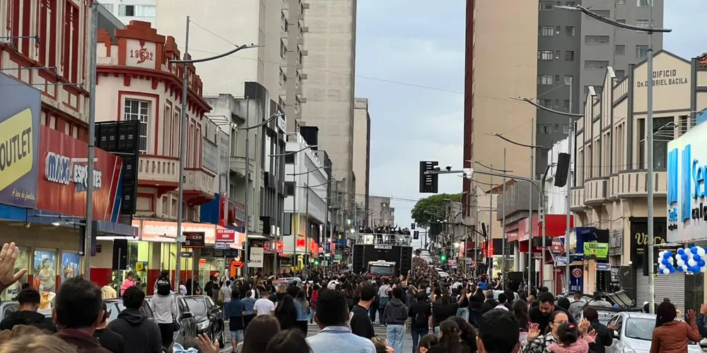 A Marcha Para Jesus aconteceu neste sábado (1º), às 17h