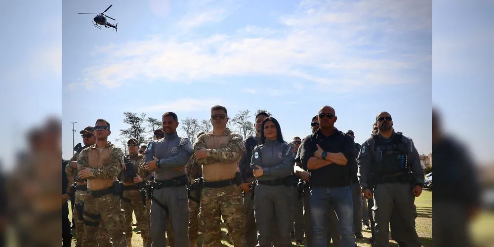 Ação é uma iniciativa da  Polícia Militar, Polícia Civil, Polícia Científica, Polícia Penal e Corpo de Bombeiros