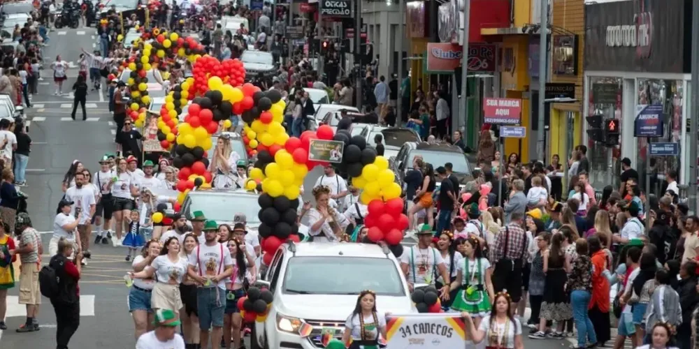 A Münchenfest foi reconhecida como um importante evento turístico do Paraná