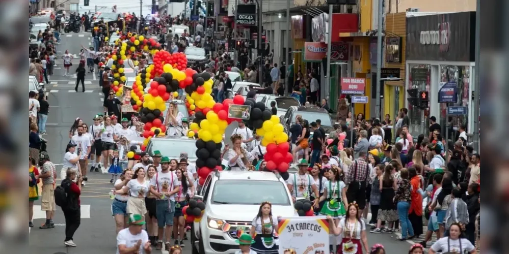 A Münchenfest foi reconhecida como um importante evento turístico do Paraná