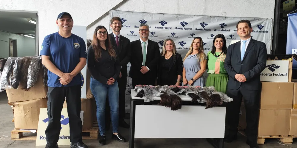 Cabelo foi entregue à Associação JusCidadania – Voluntariado da Justiça Federal no Paraná