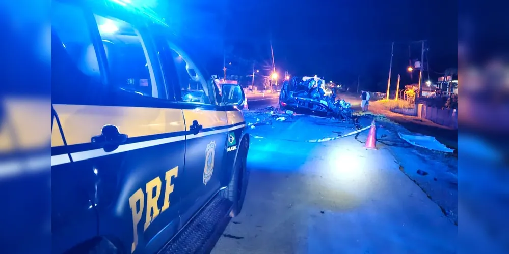 Acidente aconteceu na noite desse sábado