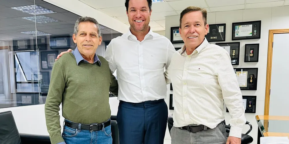 Ary Mattos, Guto Silva e Alvaro Mattos estiveram reunidos