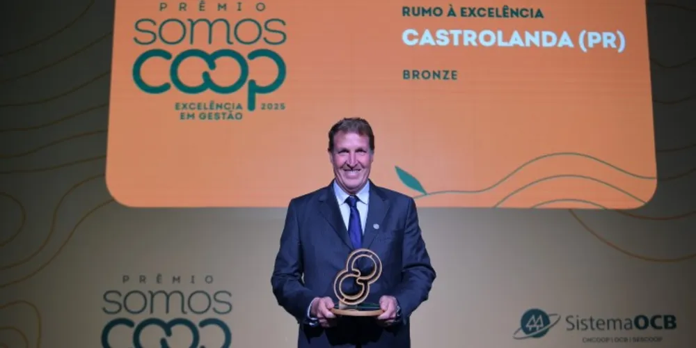 Presidente da Castrolanda Willem Bouwman esteve presente no evento