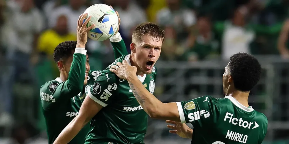 Bruno Fuchs marcou o segundo do Palmeiras contra a LDU