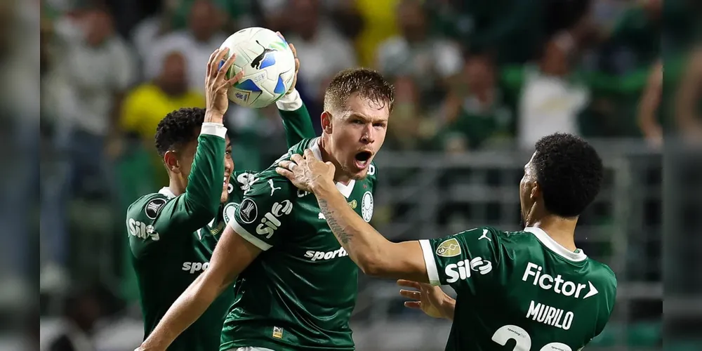 Bruno Fuchs marcou o segundo do Palmeiras contra a LDU