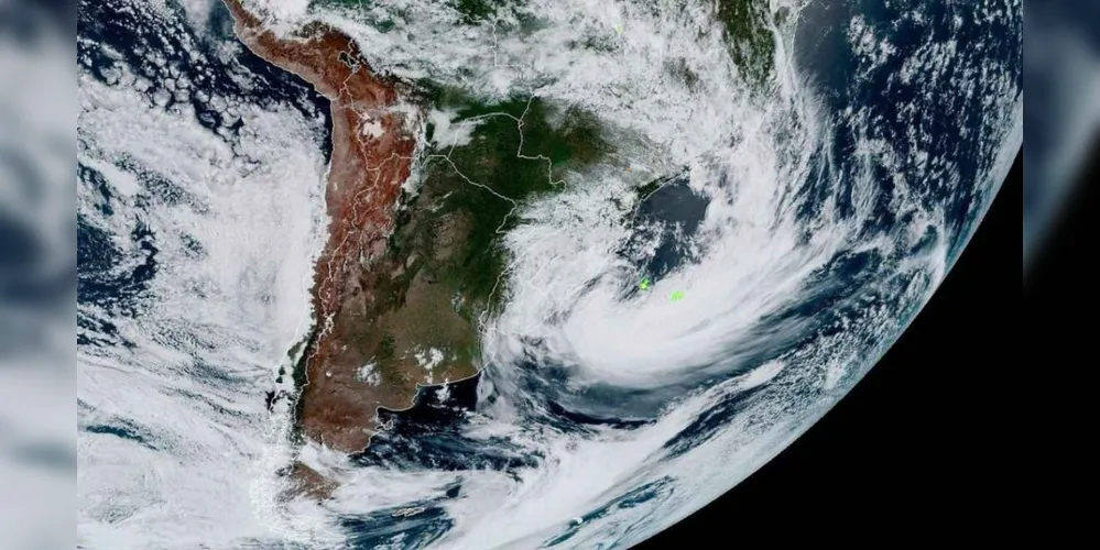 Além do Paraná, outros quatro estados do Brasil serão afetados pelo ciclone