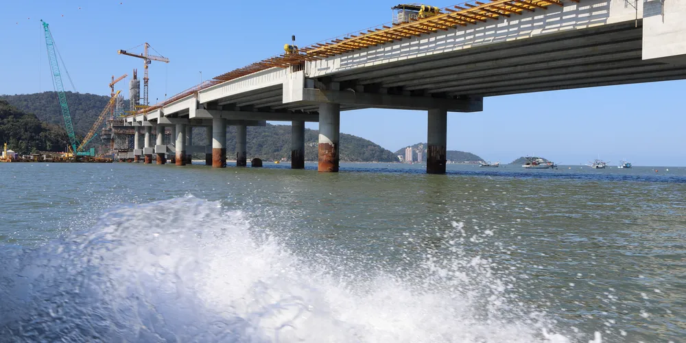 Ponte de Guaratuba, no litoral do Paraná