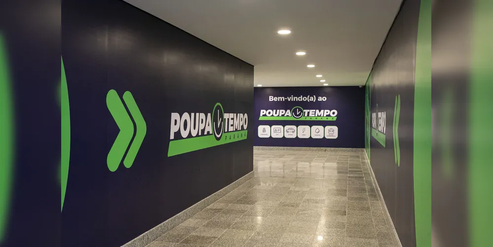 Governador Carlos Massa Ratinho Junior inaugurou a unidade do Poupa Tempo de PG em novembro