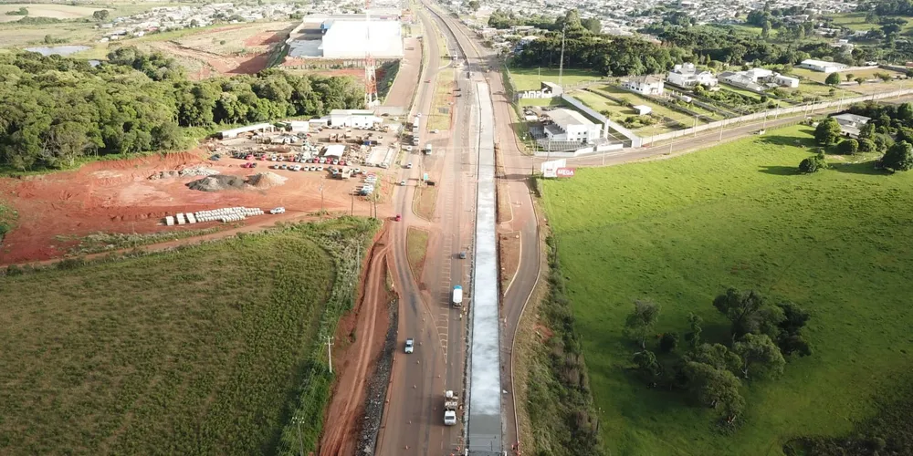 A obra está prevista para ser finalizada em fevereiro de 2026