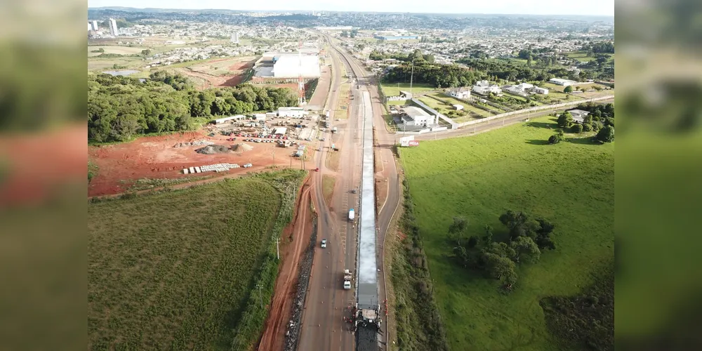 A obra está prevista para ser finalizada em fevereiro de 2026