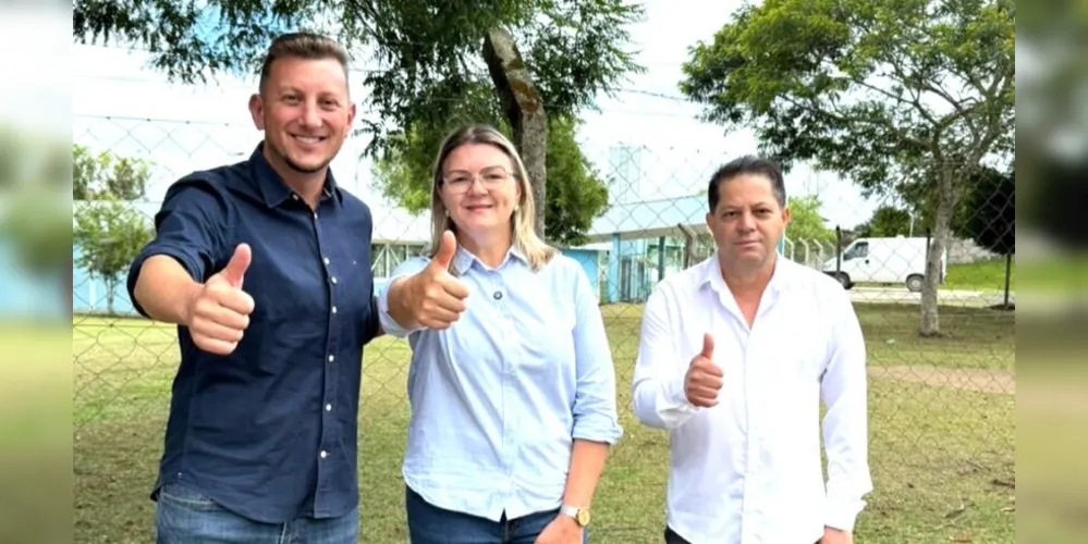 Leandro Jasinski e demais lideranças municipais celebraram o anúncio