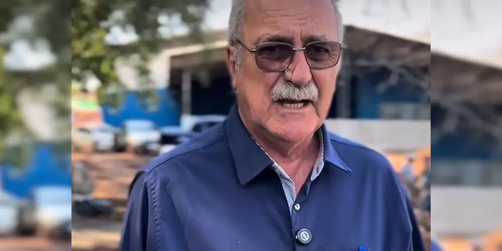 O prefeito de Rio Bonito do Iguaçu, Sezar Augusto Bovino