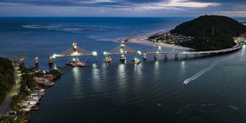 Construção da Ponte de Guaratuba