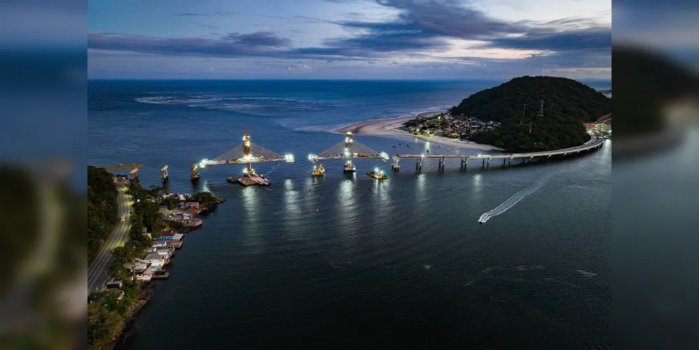 Construção da Ponte de Guaratuba