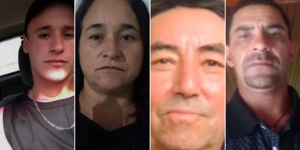 Vítimas fatais foram Arilson, Nerci, José e Sebastião