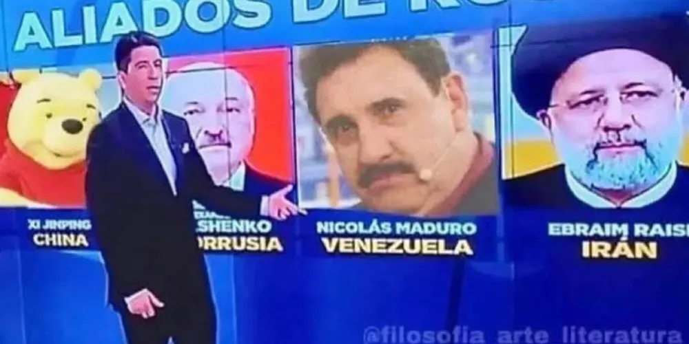 Imagem se trata de uma montagem grosseira