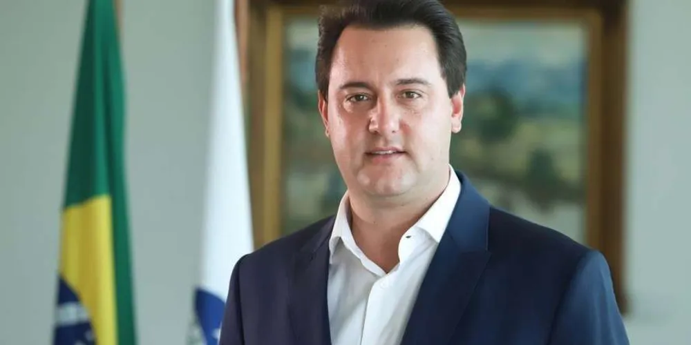 O governador do Paraná, Ratinho Junior (PSD)