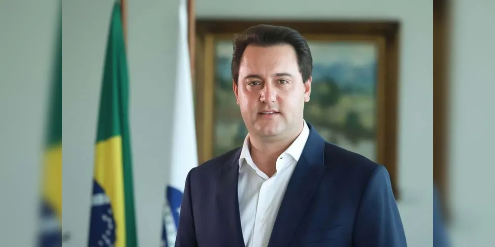 O governador do Paraná, Ratinho Junior (PSD)