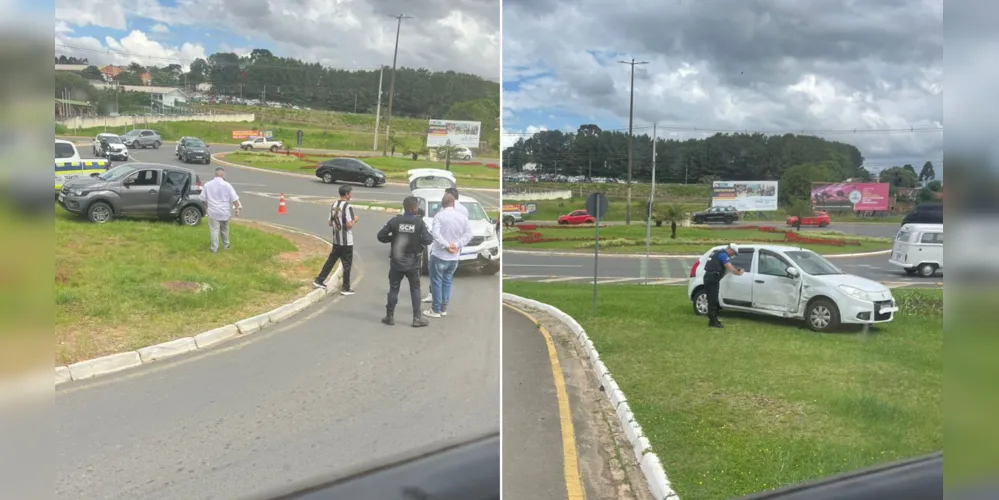 Imagens mostram como os carros ficaram após o acidente