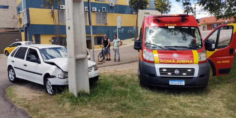 Bandido ainda bateu o veículo roubado