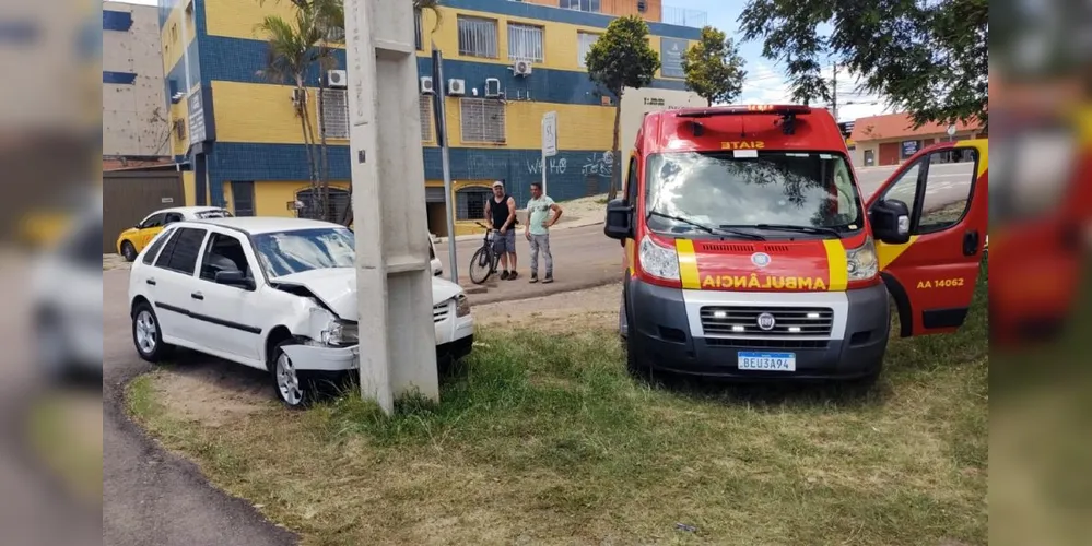 Bandido ainda bateu o veículo roubado