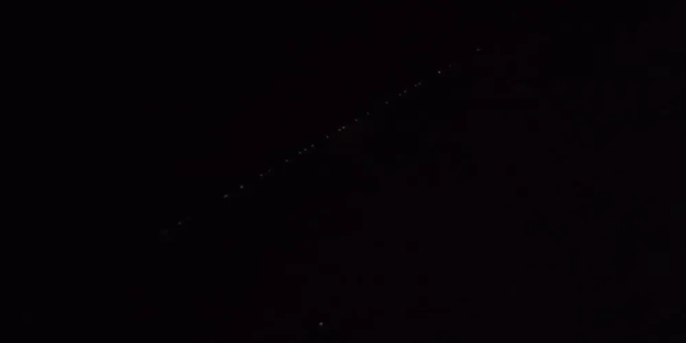 Moradores se questionaram sobre o que poderiam ser as luzes