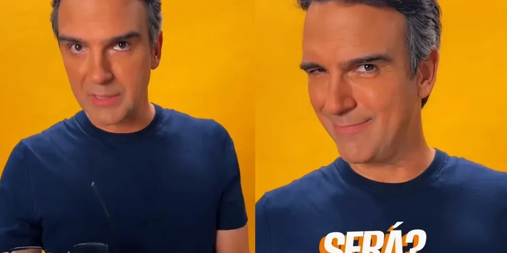 Tadeu Schmidt aparece atento aos comentários e não perde a chance de provocar