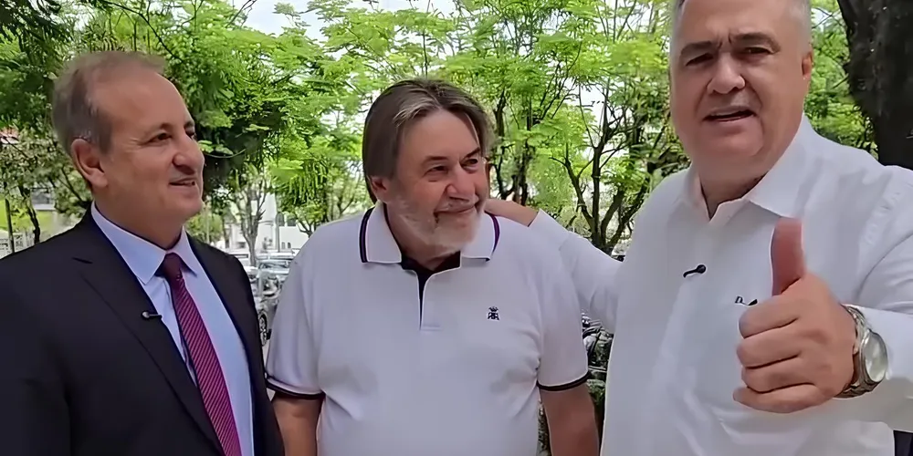 Moacyr Fadel, Ivanor Müller e Beto Preto estiveram reunidos nesta quinta-feira (08)