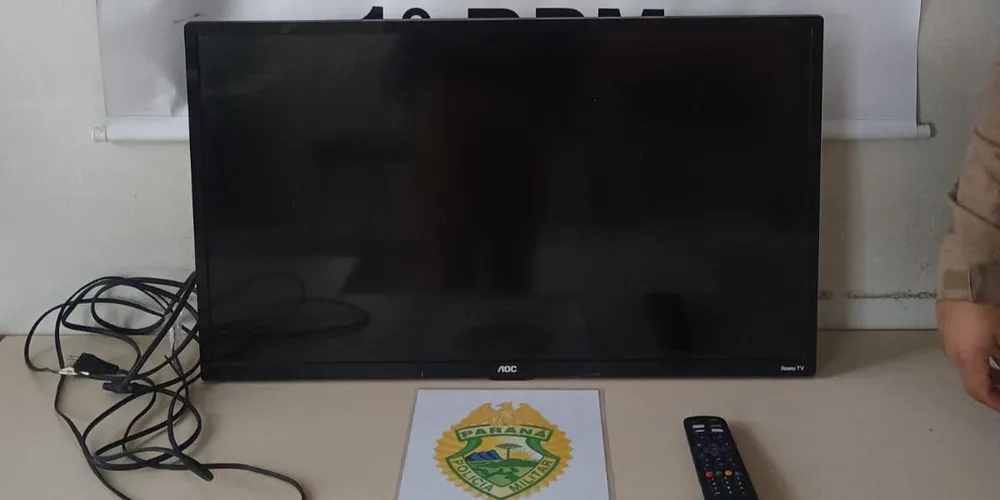 O aparelho foi apreendido após a abordagem