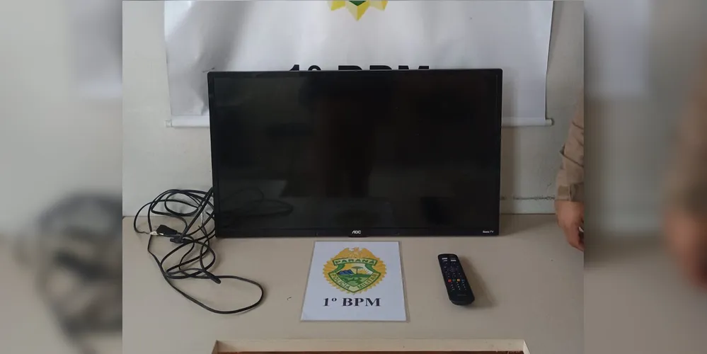 O aparelho foi apreendido após a abordagem