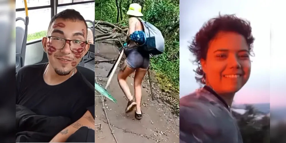 Thayane Smith publicou uma série de vídeos nas redes sociais desde o início da trilha, registros que passaram a circular amplamente após o desaparecimento