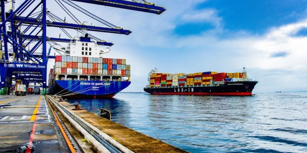 O Porto de Paranaguá (PR) liderou a movimentação na região com 55,2 milhões de toneladas