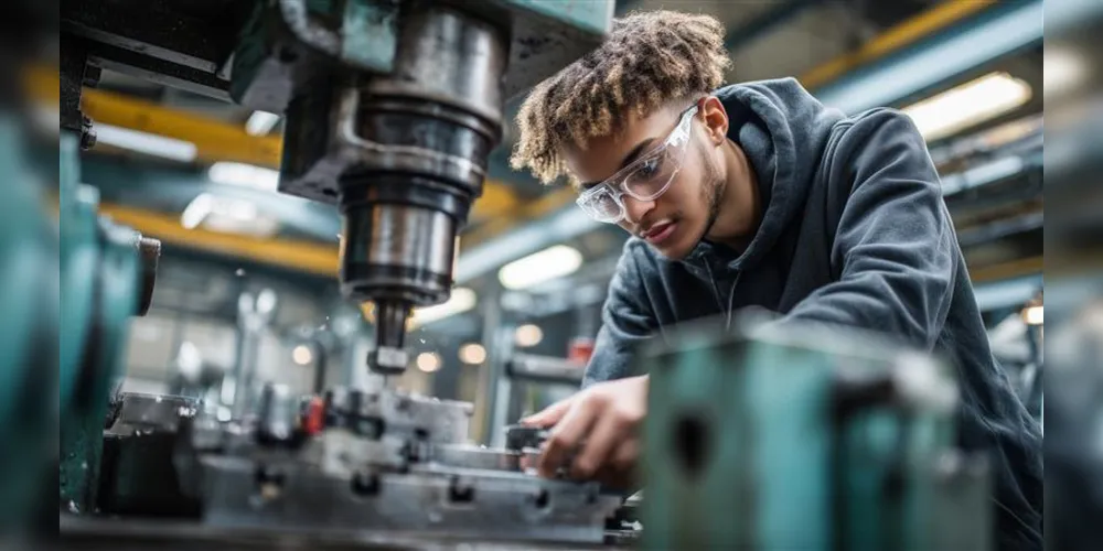 Os cursos de aprendizagem do Senai combinam formação teórica e prática