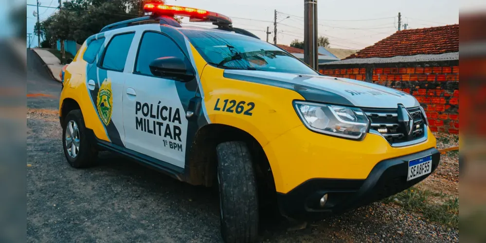 A vítima foi encaminhada para atendimento médico pela equipe policial