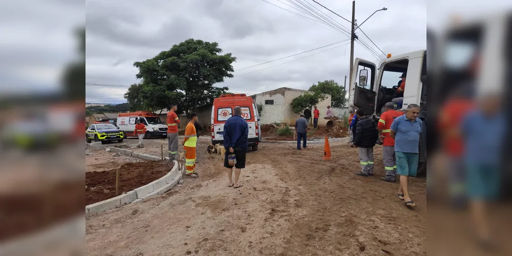 As equipes do Samu ainda compartilharam que o homem sofreu várias lesões por todo o corpo