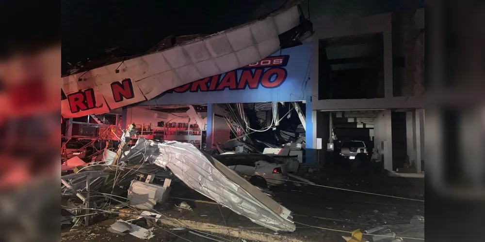 Tornado atingiu o município nessa sexta-feira (07)