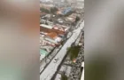 Registros mostram como está Ponta Grossa após tempestade de granizo