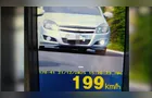 Carro é flagrado trafegando a 199 km/h na PR-151 em Ponta Grossa