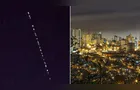 Luzes estranhas são vistas no céu de Ponta Grossa e intrigam moradores