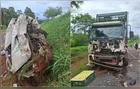 Motorista de 20 anos morre em batida frontal contra caminhão no Paraná