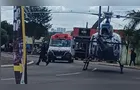 Mulher sofre parada cardíaca e é socorrida pelo aeromédico em Ponta Grossa