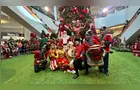 Veja mais detalhes da chegada do Papai Noel ao Shopping Palladium de Ponta Grossa; vídeo
