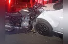 Motociclista fica gravemente ferido em colisão frontal em Ponta Grossa
