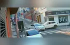 Vídeo mostra colisão entre Corolla e BMW no Centro de Ponta Grossa
