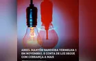 Aneel mantém bandeira vermelha 1 na conta de luz em novembro